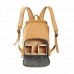 Caden F5 Canvas Camera Backpack with Removable Inner Rucksack Rain Cover